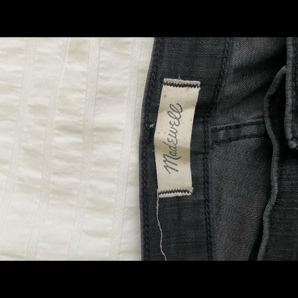 Madewell 9” Black High-Rise Skinny Jeans - Picture 4 of 5